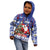 Honduras Santa Claus Christmas Kid Hoodie Christmas Tree With Flag Background - Wonder Print Shop