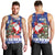 Honduras Santa Claus Christmas Men Tank Top Christmas Tree With Flag Background - Wonder Print Shop