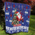 Honduras Santa Claus Christmas Quilt Christmas Tree With Flag Background - Wonder Print Shop