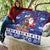 Honduras Santa Claus Christmas Quilt Christmas Tree With Flag Background - Wonder Print Shop