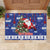 Honduras Santa Claus Christmas Rubber Doormat Christmas Tree With Flag Background - Wonder Print Shop