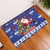 Honduras Santa Claus Christmas Rubber Doormat Christmas Tree With Flag Background - Wonder Print Shop