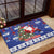 Honduras Santa Claus Christmas Rubber Doormat Christmas Tree With Flag Background - Wonder Print Shop