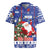 Honduras Santa Claus Christmas Rugby Jersey Christmas Tree With Flag Background - Wonder Print Shop