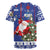 Honduras Santa Claus Christmas Rugby Jersey Christmas Tree With Flag Background - Wonder Print Shop