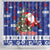 Honduras Santa Claus Christmas Shower Curtain Christmas Tree With Flag Background