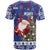 Honduras Santa Claus Christmas T Shirt Christmas Tree With Flag Background - Wonder Print Shop