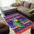 Belize Keel-billed Toucan Bird Christmas Area Rug Feliz Navidad With Knitted Christmas Pattern - Wonder Print Shop