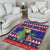 Belize Keel-billed Toucan Bird Christmas Area Rug Feliz Navidad With Knitted Christmas Pattern - Wonder Print Shop