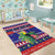 Belize Keel-billed Toucan Bird Christmas Area Rug Feliz Navidad With Knitted Christmas Pattern - Wonder Print Shop