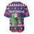 Belize Keel-billed Toucan Bird Christmas Baseball Jersey Feliz Navidad With Knitted Christmas Pattern - Wonder Print Shop