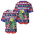 Belize Keel-billed Toucan Bird Christmas Baseball Jersey Feliz Navidad With Knitted Christmas Pattern - Wonder Print Shop