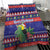 Belize Keel-billed Toucan Bird Christmas Bedding Set Feliz Navidad With Knitted Christmas Pattern - Wonder Print Shop