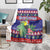 Belize Keel-billed Toucan Bird Christmas Blanket Feliz Navidad With Knitted Christmas Pattern