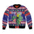 Belize Keel-billed Toucan Bird Christmas Bomber Jacket Feliz Navidad With Knitted Christmas Pattern - Wonder Print Shop