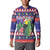 Belize Keel-billed Toucan Bird Christmas Button Sweatshirt Feliz Navidad With Knitted Christmas Pattern - Wonder Print Shop