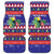 Belize Keel-billed Toucan Bird Christmas Car Mats Feliz Navidad With Knitted Christmas Pattern - Wonder Print Shop