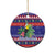 Belize Keel-billed Toucan Bird Christmas Ceramic Ornament Feliz Navidad With Knitted Christmas Pattern - Wonder Print Shop