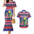 Belize Keel-billed Toucan Bird Christmas Couples Matching Mermaid Dress and Hawaiian Shirt Feliz Navidad With Knitted Christmas Pattern - Wonder Print Shop