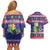 Belize Keel-billed Toucan Bird Christmas Couples Matching Off Shoulder Short Dress and Hawaiian Shirt Feliz Navidad With Knitted Christmas Pattern - Wonder Print Shop