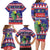 Belize Keel-billed Toucan Bird Christmas Family Matching Long Sleeve Bodycon Dress and Hawaiian Shirt Feliz Navidad With Knitted Christmas Pattern - Wonder Print Shop