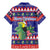 Belize Keel-billed Toucan Bird Christmas Family Matching Mermaid Dress and Hawaiian Shirt Feliz Navidad With Knitted Christmas Pattern - Wonder Print Shop