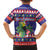 Belize Keel-billed Toucan Bird Christmas Family Matching Off The Shoulder Long Sleeve Dress and Hawaiian Shirt Feliz Navidad With Knitted Christmas Pattern - Wonder Print Shop