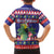 Belize Keel-billed Toucan Bird Christmas Family Matching Off Shoulder Short Dress and Hawaiian Shirt Feliz Navidad With Knitted Christmas Pattern - Wonder Print Shop