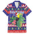 Belize Keel-billed Toucan Bird Christmas Family Matching Puletasi and Hawaiian Shirt Feliz Navidad With Knitted Christmas Pattern - Wonder Print Shop