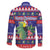 Belize Keel-billed Toucan Bird Christmas Family Matching Puletasi and Hawaiian Shirt Feliz Navidad With Knitted Christmas Pattern - Wonder Print Shop