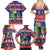 Belize Keel-billed Toucan Bird Christmas Family Matching Summer Maxi Dress and Hawaiian Shirt Feliz Navidad With Knitted Christmas Pattern - Wonder Print Shop