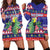 Belize Keel-billed Toucan Bird Christmas Hoodie Dress Feliz Navidad With Knitted Christmas Pattern - Wonder Print Shop