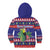 Belize Keel-billed Toucan Bird Christmas Kid Hoodie Feliz Navidad With Knitted Christmas Pattern - Wonder Print Shop