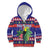 Belize Keel-billed Toucan Bird Christmas Kid Hoodie Feliz Navidad With Knitted Christmas Pattern - Wonder Print Shop