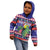 Belize Keel-billed Toucan Bird Christmas Kid Hoodie Feliz Navidad With Knitted Christmas Pattern - Wonder Print Shop