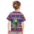 Belize Keel-billed Toucan Bird Christmas Kid T Shirt Feliz Navidad With Knitted Christmas Pattern - Wonder Print Shop