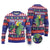 Belize Keel-billed Toucan Bird Christmas Ugly Christmas Sweater Feliz Navidad With Knitted Christmas Pattern - Wonder Print Shop