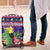 Belize Keel-billed Toucan Bird Christmas Luggage Cover Feliz Navidad With Knitted Christmas Pattern - Wonder Print Shop