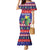 Belize Keel-billed Toucan Bird Christmas Mermaid Dress Feliz Navidad With Knitted Christmas Pattern - Wonder Print Shop