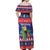 Belize Keel-billed Toucan Bird Christmas Off Shoulder Maxi Dress Feliz Navidad With Knitted Christmas Pattern - Wonder Print Shop