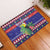 Belize Keel-billed Toucan Bird Christmas Rubber Doormat Feliz Navidad With Knitted Christmas Pattern