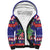 Belize Keel-billed Toucan Bird Christmas Sherpa Hoodie Feliz Navidad With Knitted Christmas Pattern