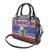 Belize Keel-billed Toucan Bird Christmas Shoulder Handbag Feliz Navidad With Knitted Christmas Pattern