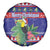 Belize Keel-billed Toucan Bird Christmas Spare Tire Cover Feliz Navidad With Knitted Christmas Pattern