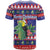 Belize Keel-billed Toucan Bird Christmas T Shirt Feliz Navidad With Knitted Christmas Pattern