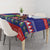 Belize Keel-billed Toucan Bird Christmas Tablecloth Feliz Navidad With Knitted Christmas Pattern