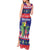 Belize Keel-billed Toucan Bird Christmas Tank Maxi Dress Feliz Navidad With Knitted Christmas Pattern