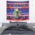 Belize Keel-billed Toucan Bird Christmas Tapestry Feliz Navidad With Knitted Christmas Pattern