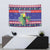 Belize Keel-billed Toucan Bird Christmas Tapestry Feliz Navidad With Knitted Christmas Pattern