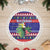 Belize Keel-billed Toucan Bird Christmas Tree Skirt Feliz Navidad With Knitted Christmas Pattern